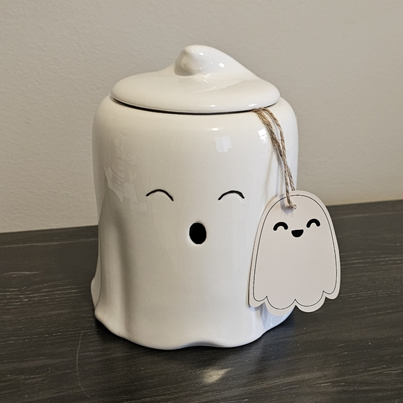 Whimsical Cupboard Other - Ghost Canister Cookie Jar by Whimsical Cupboard NWT
